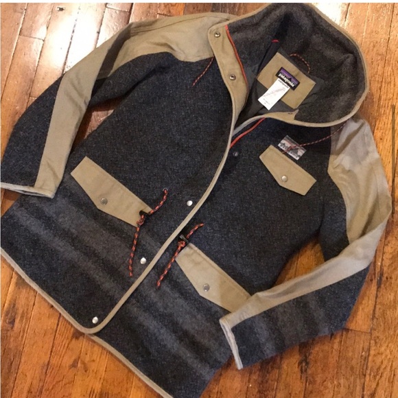 ✨SUPER RARE Patagonia Reclaimed Wool Jacket Sz S - Picture 8 of 9